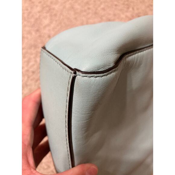 KATE SPADE SMALL LIGHT BLUE SMOOTH LEATHER CROSSBODY BAG - Picture 15 of 16